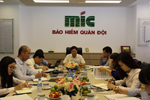 MIC đón Chủ tịch MB cùng đoàn cán bộ đến thăm và làm việc